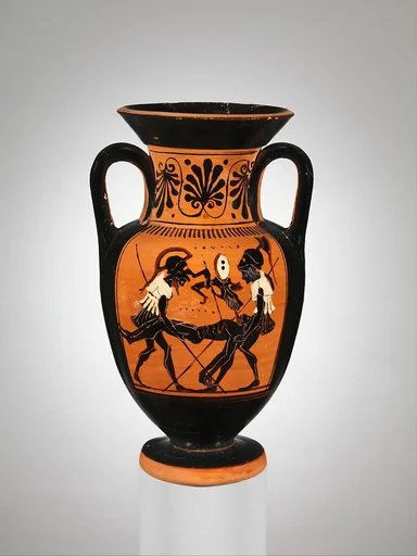 Terracotta neck-amphora (jar)