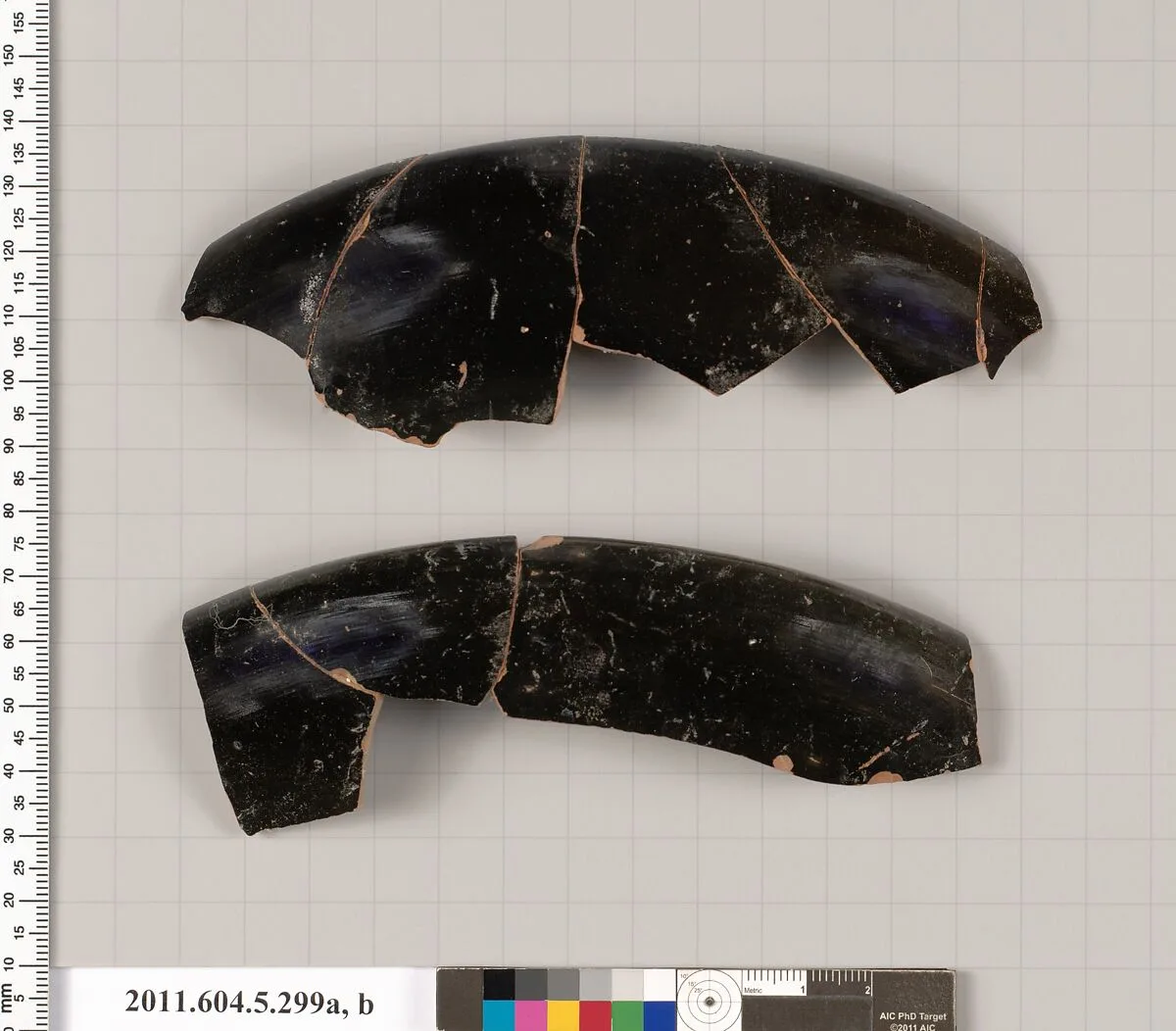 Terracotta rim fragments of kylikes (drinking cups) — Unknown