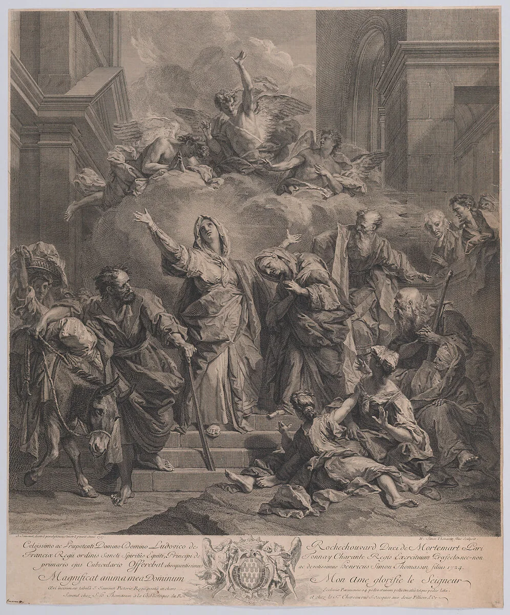 The Magnificat — Jean-Baptiste Jouvenet|Henri Simon Thomassin