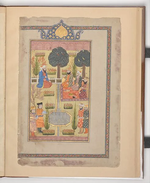 Unidentified Scene from a Shahnama (Book of Kings) — Abu'l Qasim Firdausi