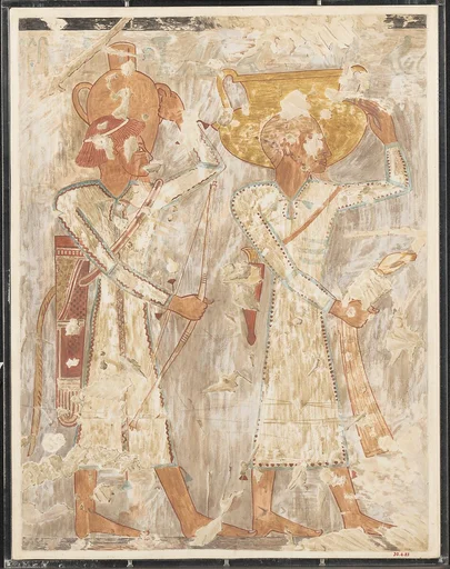 Syrians Bringing Vessels and Weapons, Tomb of Rekhmire