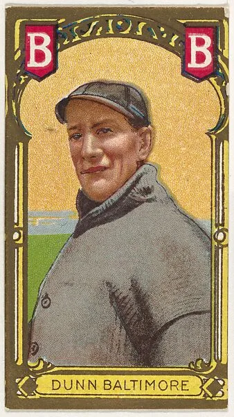 John Dunn, Baltimore, from the "Baseball Series" (Gold Borders) set (T205) issued by the American Tobacco Company — American Tobacco Company