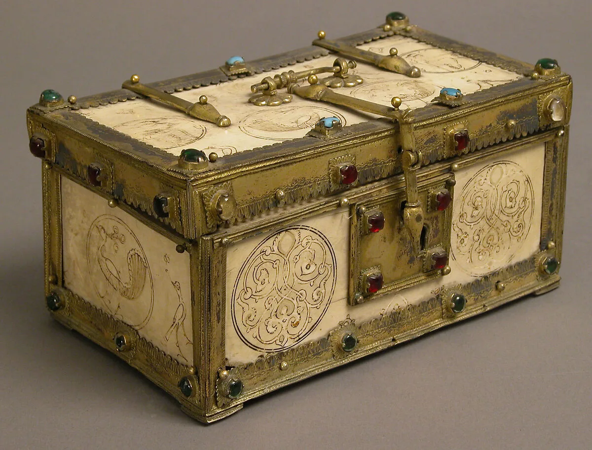 Casket with Painted Roundels — Unknown