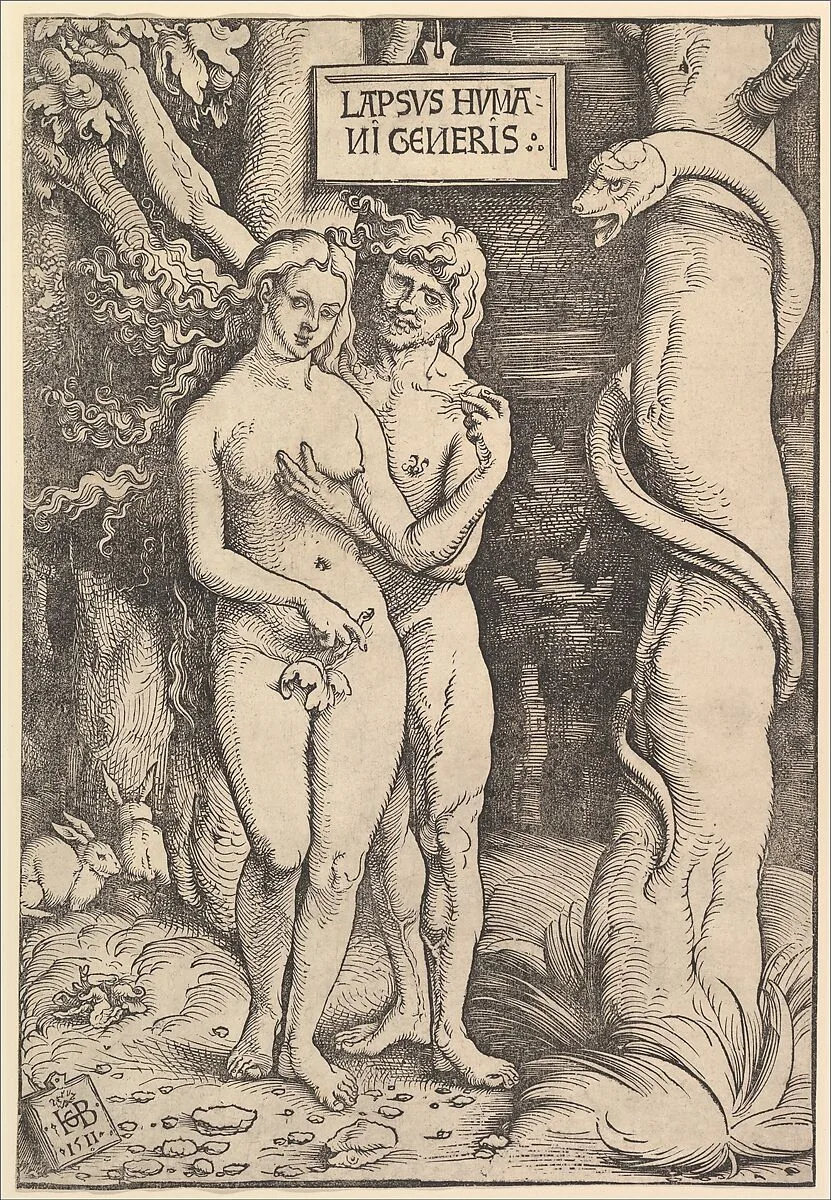 Adam and Eve — Hans Baldung (called Hans Baldung Grien)