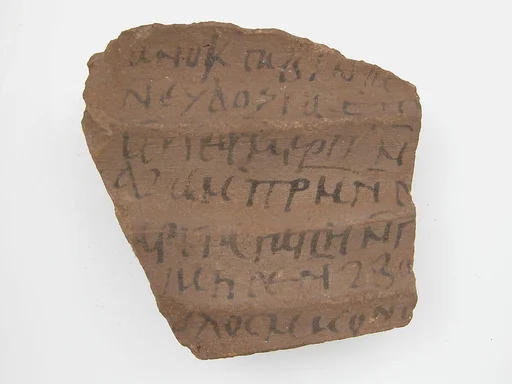 Ostrakon with a Letter from Sabinus to Paham