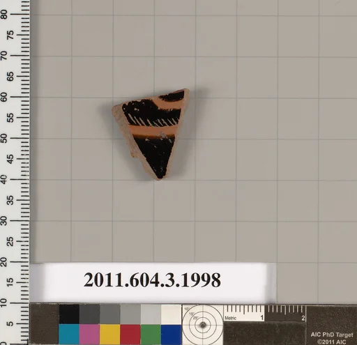 Terracotta fragment of a kylix (drinking cup)