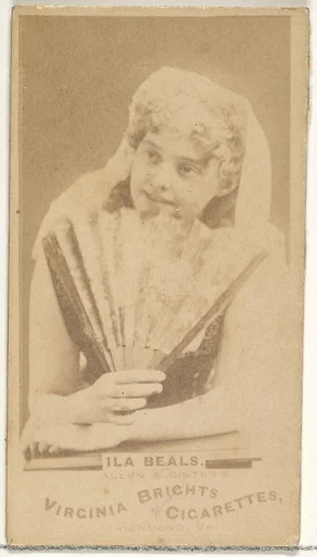Ila Beals, from the Actors and Actresses series (N45, Type 1) for Virginia Brights Cigarettes