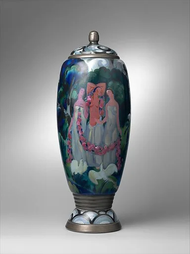 Lidded Vase