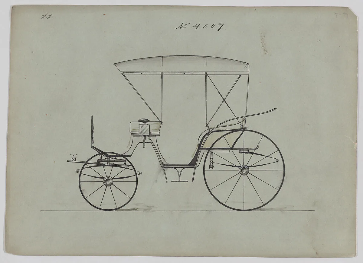 Design for Park Phaeton, no. 4007 — Brewster & Co.|Herman Stahmer