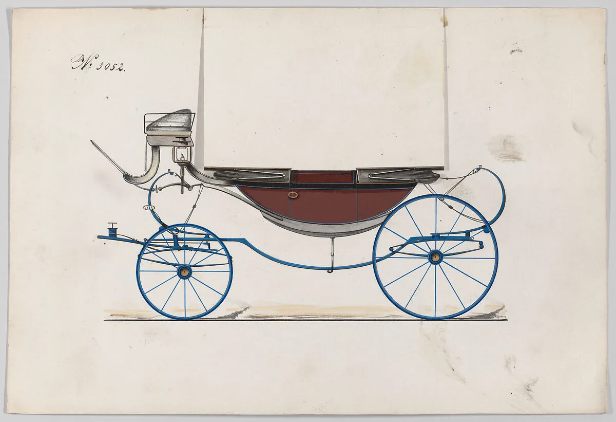 Design for Landau, No. 3052 — Brewster & Co.