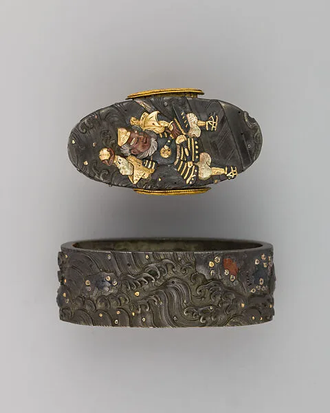 Sowrd-Hilt Collar and Pommel (Fuchigashira) — Unknown