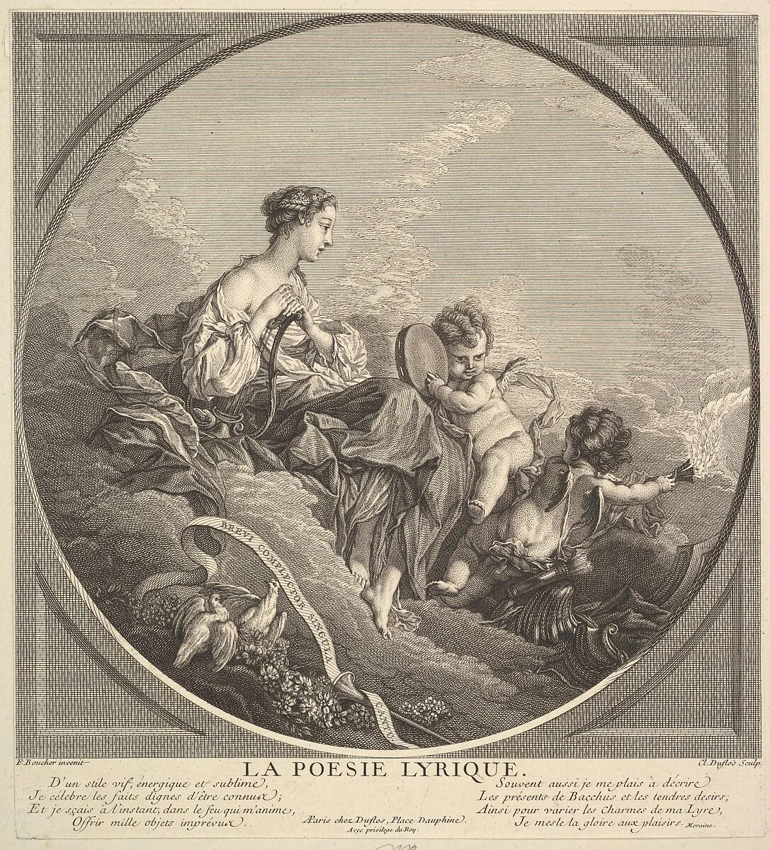 Lyrical Poetry — Claude Augustin Duflos le Jeune|François Boucher
