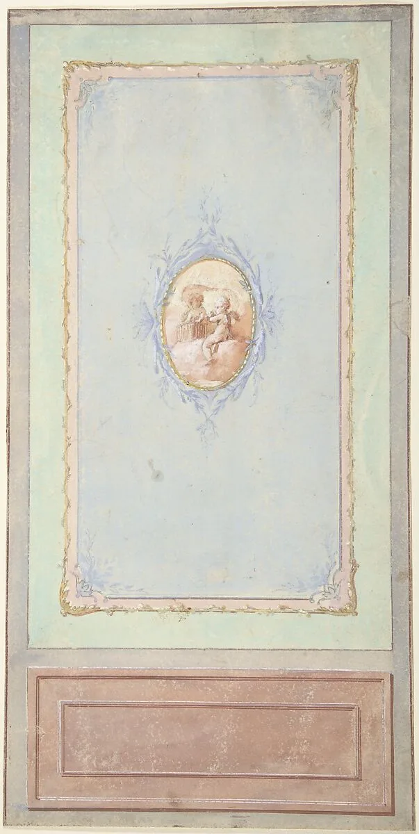 Wall Panel Design — Anonymous, British, 19th century