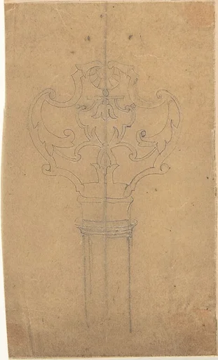 French 15th century Lockplate
