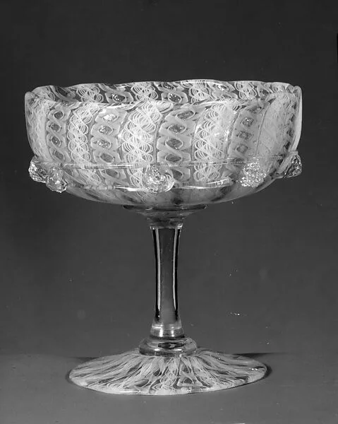 Filigree Champagne Glass — Unknown