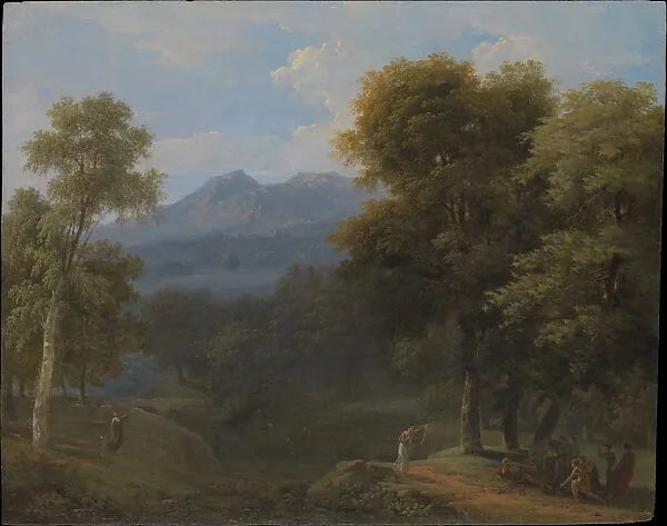 Classical Landscape with Figures — Jean Victor Bertin