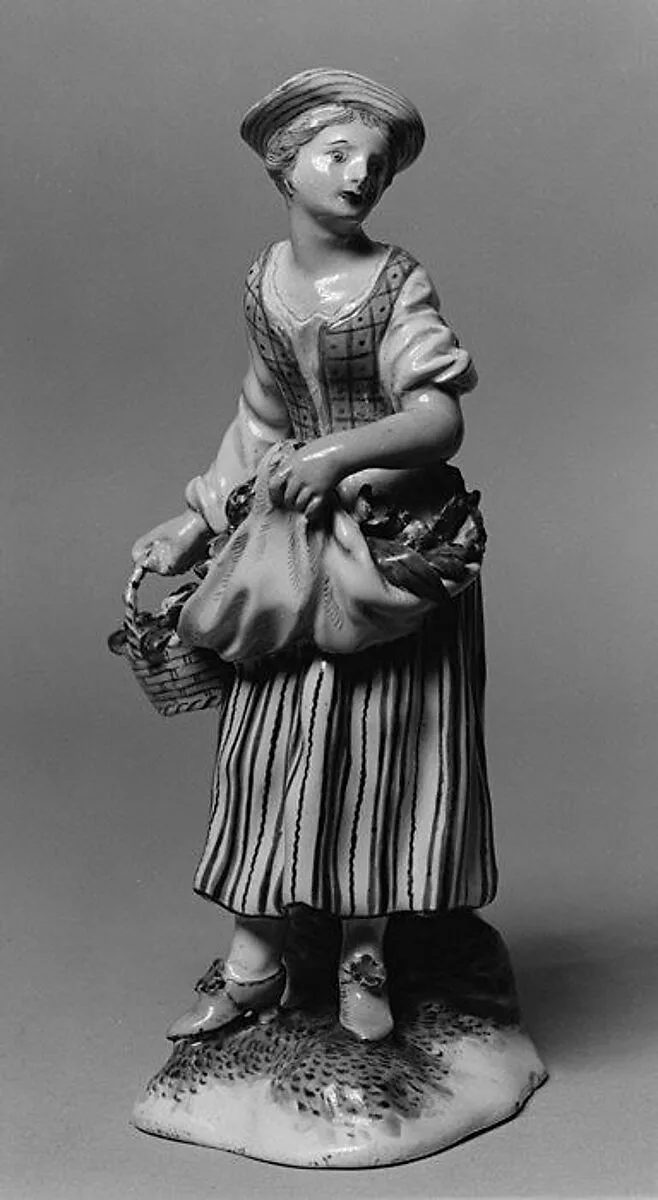 Girl (one of a pair) — Niderviller|Baron Jean-Louis de Beyerlé