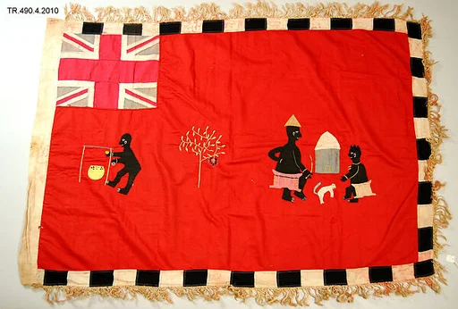 Appliquéd Battalion Flag (Asafo)