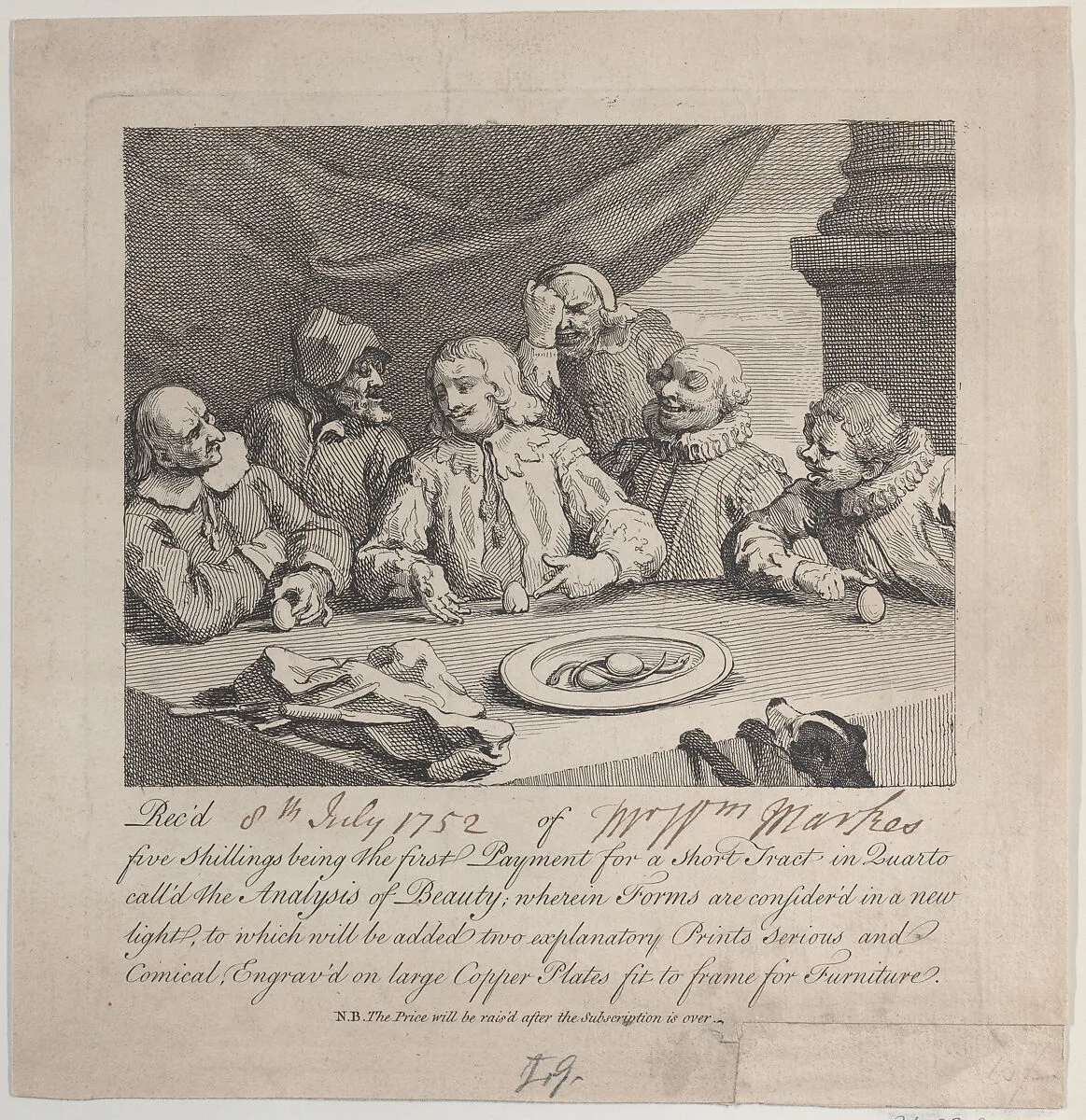 Columbus Breaking the Egg — William Hogarth