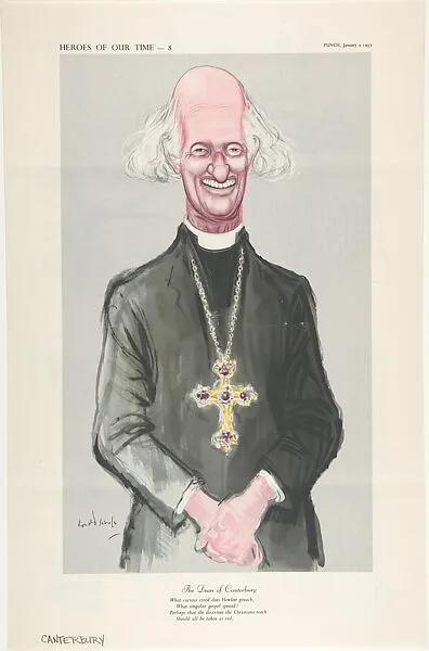 The Dean of Canterbury (Heroes of our Time – 8) — Ronald Searle|Dr. Hewlett Johnson