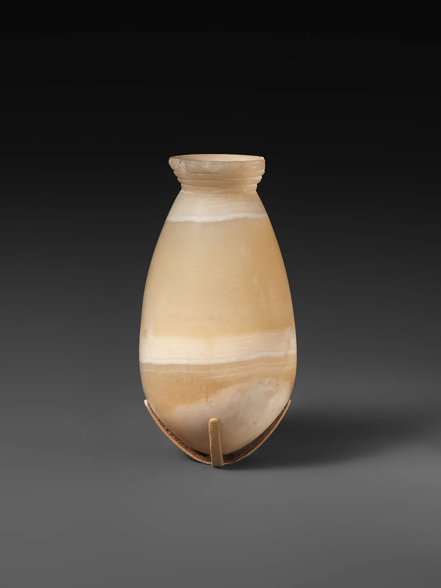 Bag-shaped jar with ridged neck — Unknown