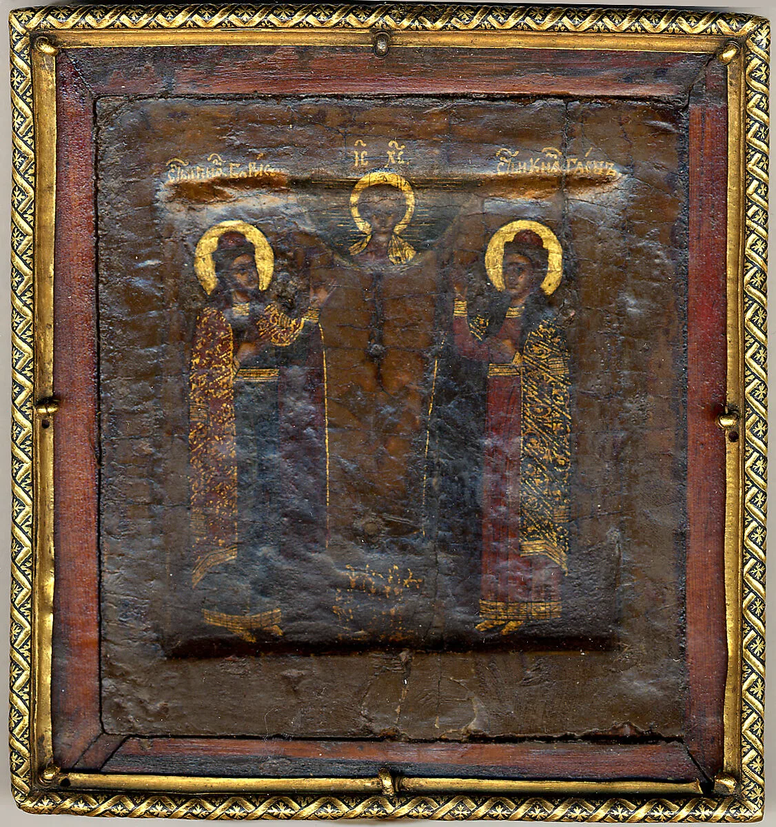 The Christ Child with Saints Boris and Gleb — Russian Painter