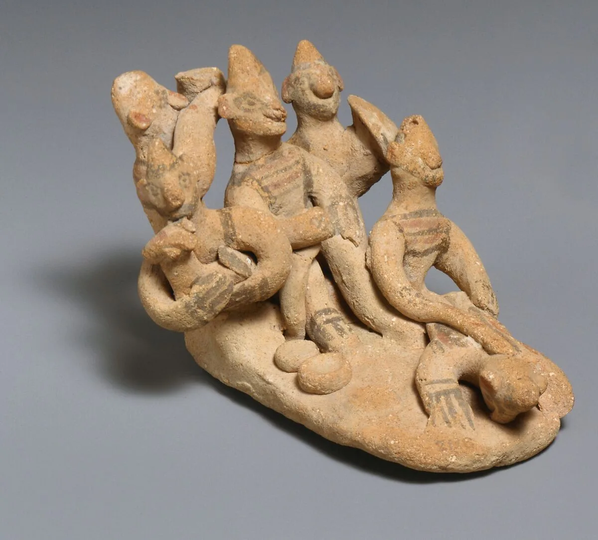 Terracotta group: scene of punishment — Unknown