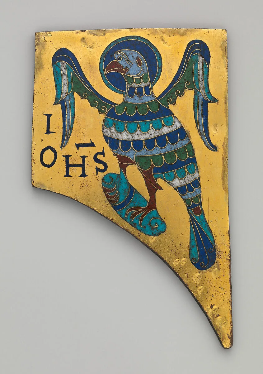 Plaque with the Symbol of the Evangelist John — Unknown