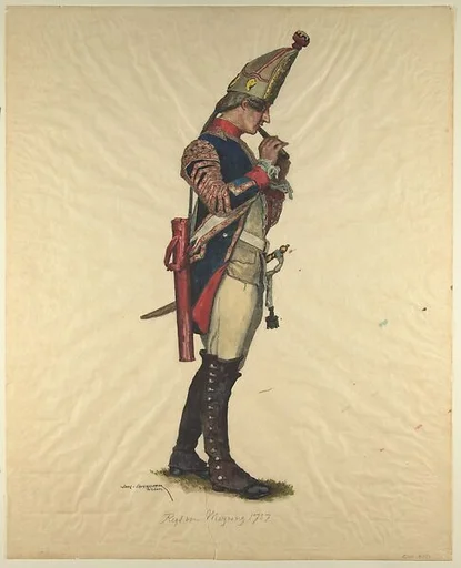 Prussian Military Costume: Regiment von Meyring 1757