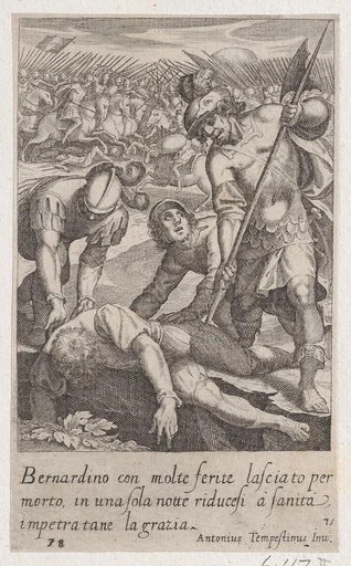 Bernardino, from Scelta d'Alcuni Miracoli e Grazie della Santissima Nunziata di Firenze (Selection of Some Miracles and Graces that Occurred in the Church of the Annunziata in Florence)