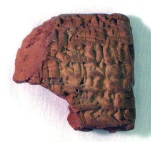 Cuneiform tablet: fragment of a quittance (?)