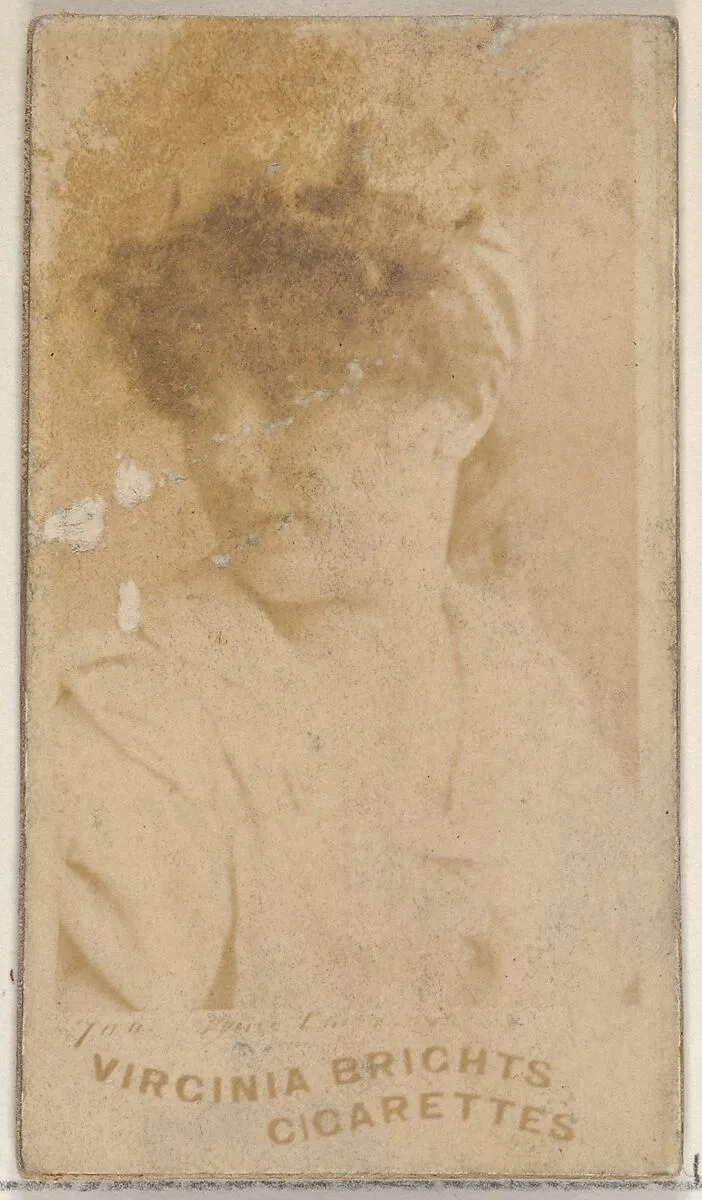 Card 706, from the Actors and Actresses series (N45, Type 5) for Virginia Brights Cigarettes — Allen & Ginter