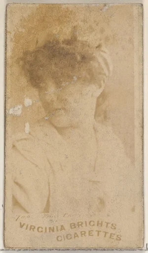 Card 706, from the Actors and Actresses series (N45, Type 5) for Virginia Brights Cigarettes