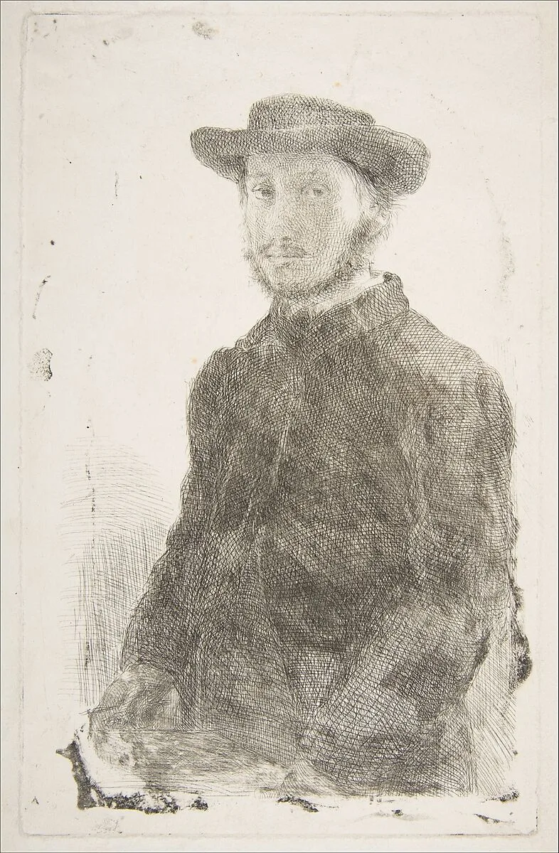 Self-Portrait — Edgar Degas|Edgar Degas