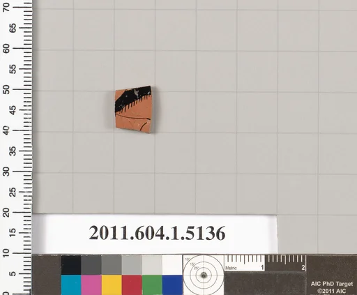 Terracotta fragment of a kylix (drinking cup)