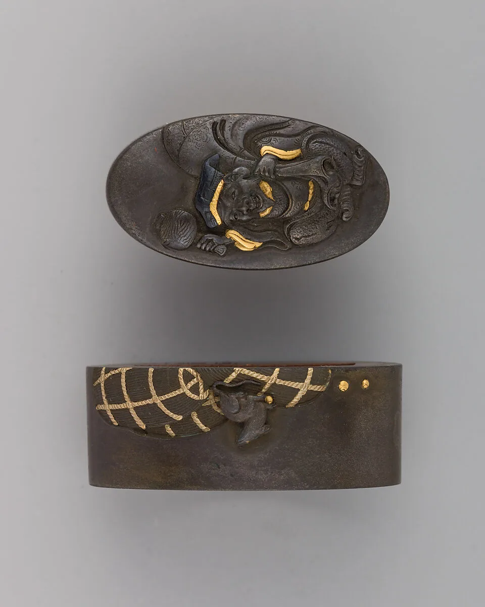 Sword-Hilt Collar and Pommel (Fuchigashira) — Unknown