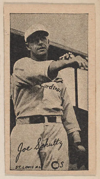 Joe Schultz, Saint Louis, N.L., Baseball strip card (W572) — Unknown