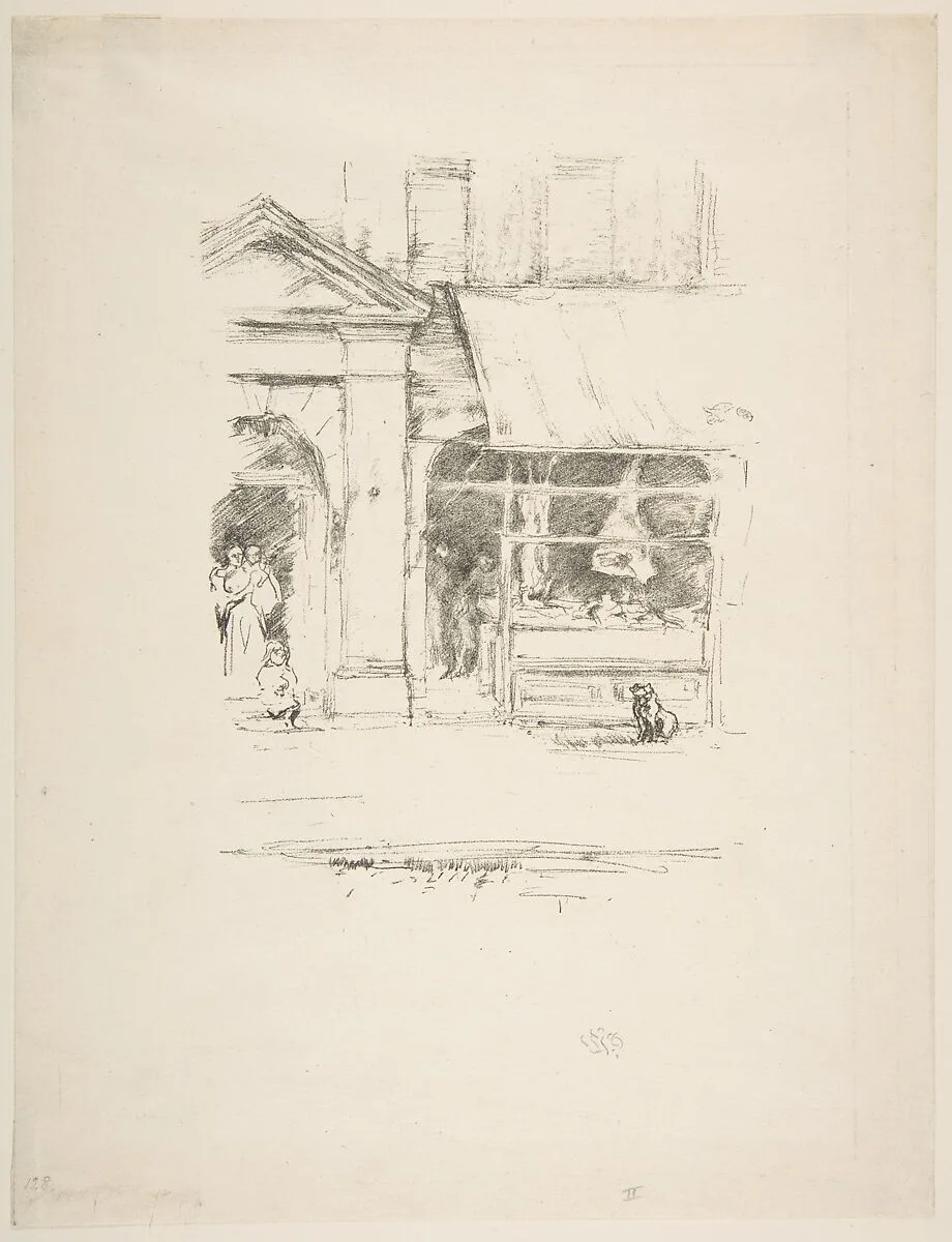 The Butcher's Dog — James McNeill Whistler