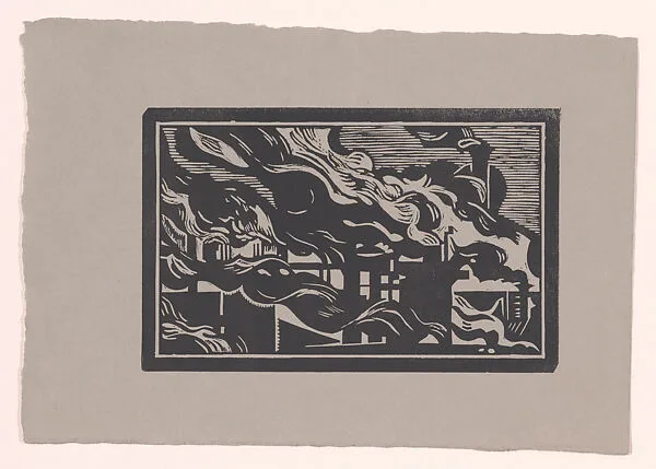 Blast Furnaces I (Netherton Furnaces) — Edward Alexander Wadsworth