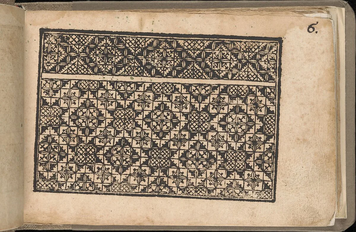 Schön newes Modelbuch (Page 6r) — Sigismundus Latomus