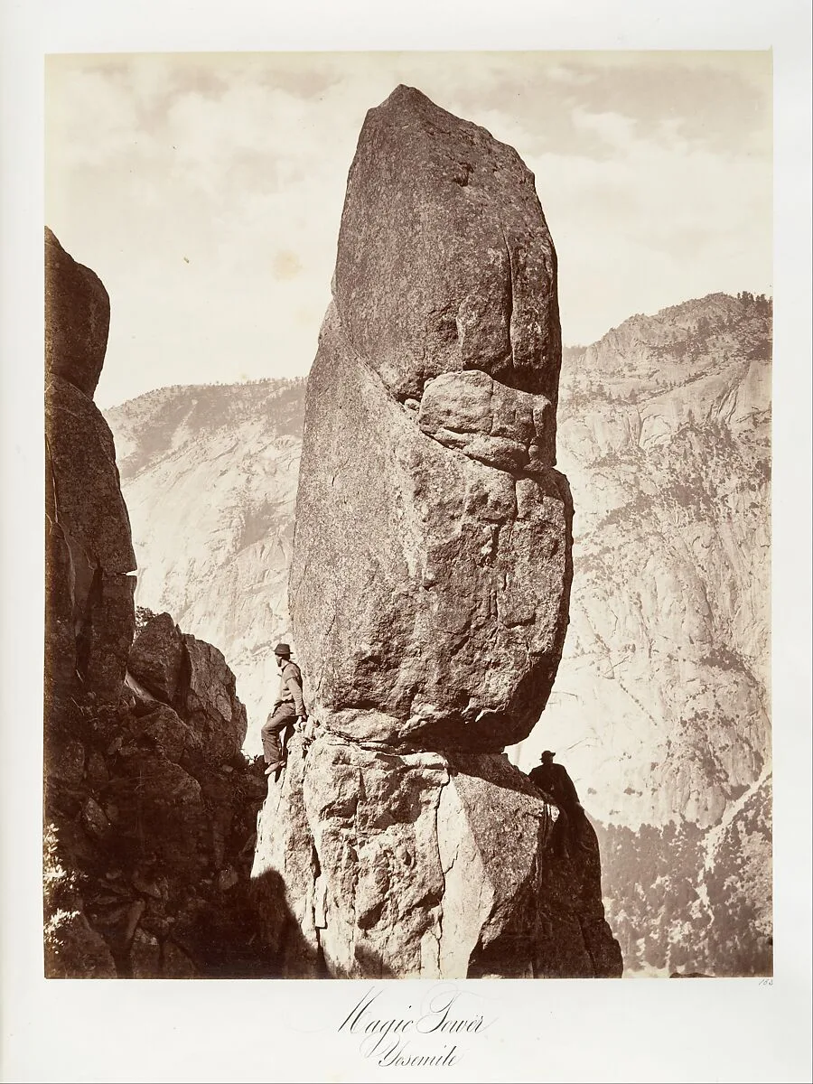 Magic Tower, Yosemite — Carleton E. Watkins