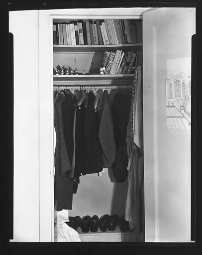 [Closet in Cary Ross's Apartment, New York City]