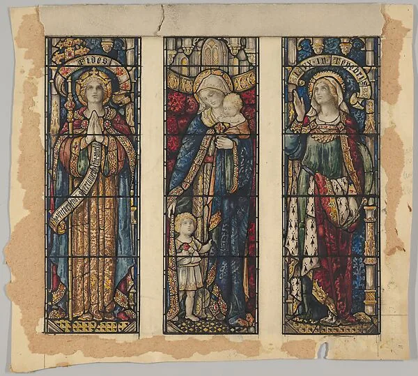 Faith, Charity, and Hope: Designs for a Three Stained Glass Window Panels — D. Maitland Armstrong|Helen Maitland Armstrong