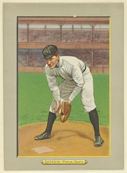 Red Dooin, Catcher, Philadelphia Phillies (National League), from Turkey Red Cabinets (T3) — American Tobacco Company