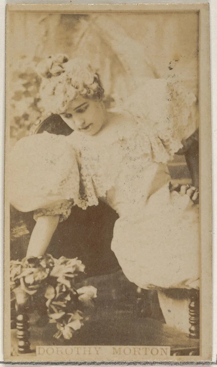 Dorothy Morton, from the Actors and Actresses series (N45, Type 8) for Virginia Brights Cigarettes — Allen & Ginter