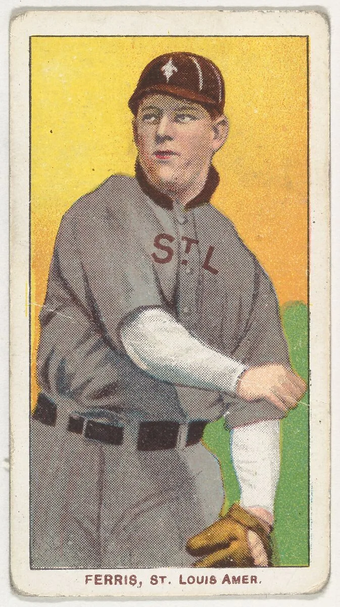 Ferris, St. Louis, American League, from the White Border series (T206) for the American Tobacco Company — American Tobacco Company