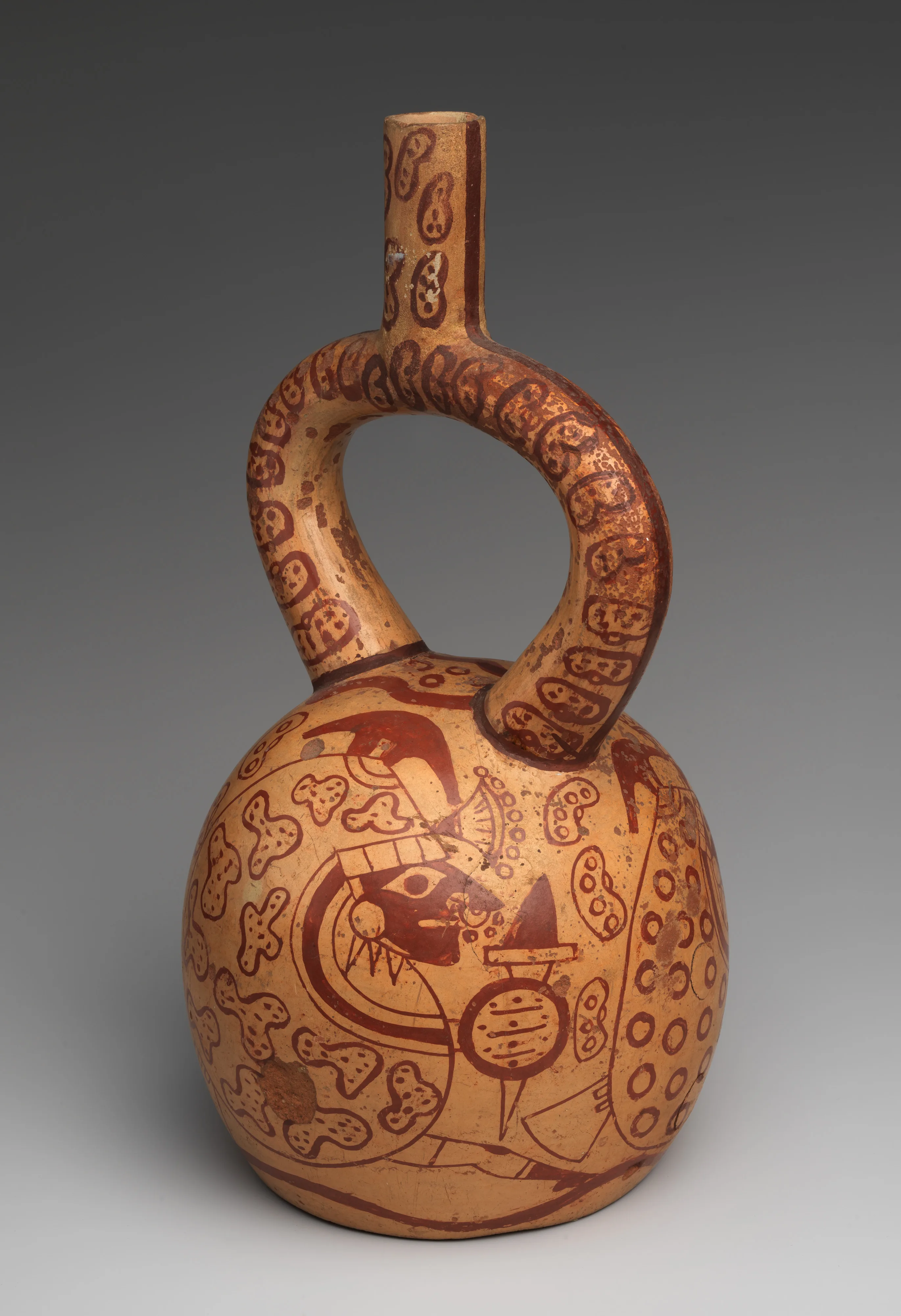 Bottle with Bean Warriors — Unknown