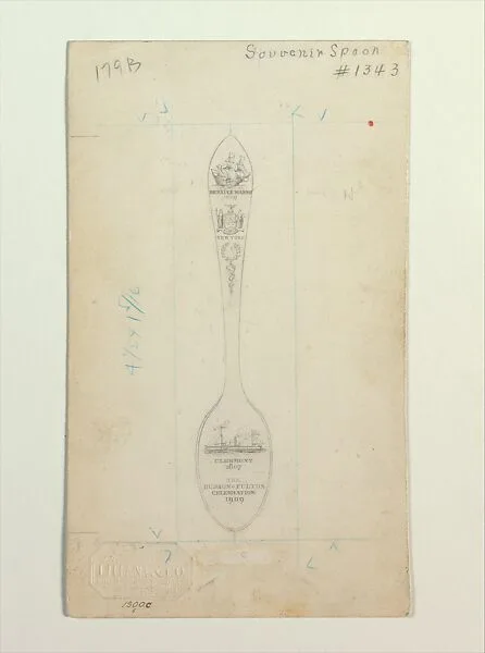 Souvenir Spoon #1343 — Tiffany & Co.
