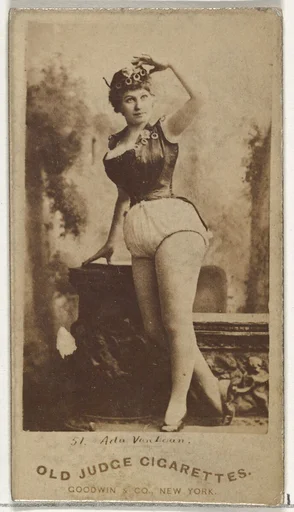 Ada Van Loan, from the Actors and Actresses series (N171) for Old Judge Cigarettes