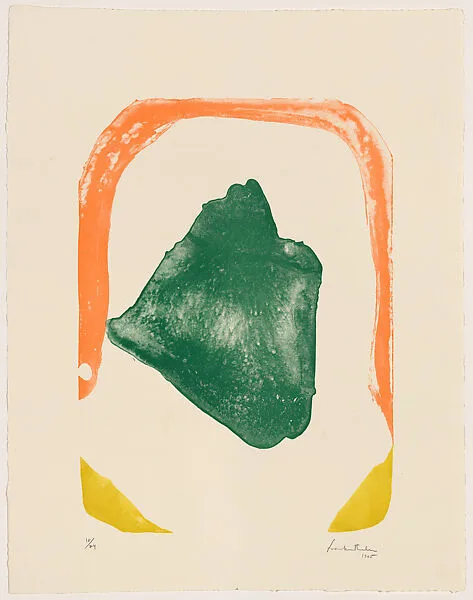 Orange Hoop — Helen Frankenthaler|Universal Limited Art Editions